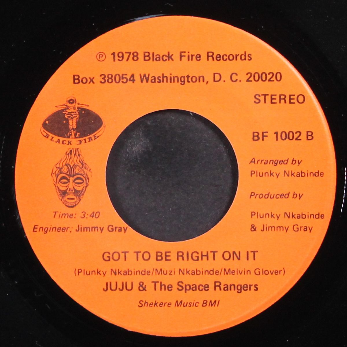 plastic / got to be right on it by JUJU & SPACE RANGERS