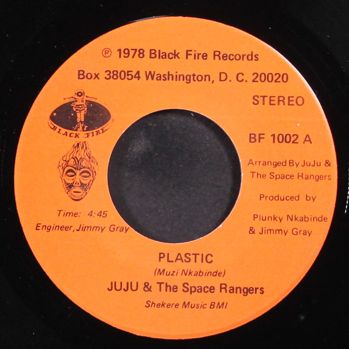 plastic / got to be right on it by JUJU & SPACE RANGERS
