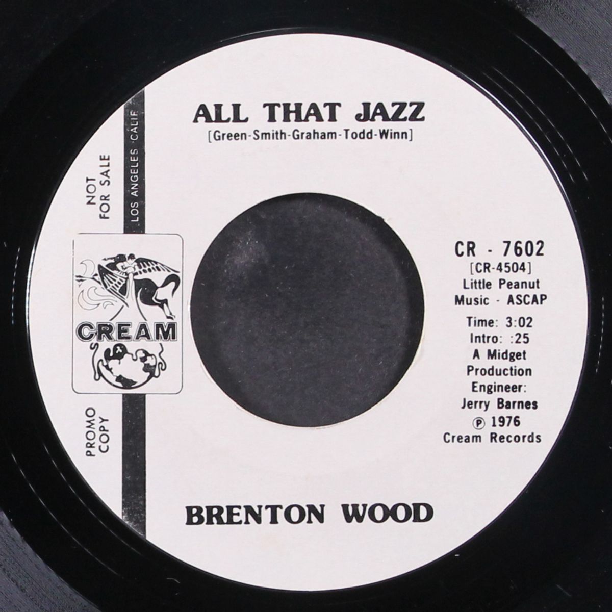 all that jazz / bless your little heart by BRENTON WOOD