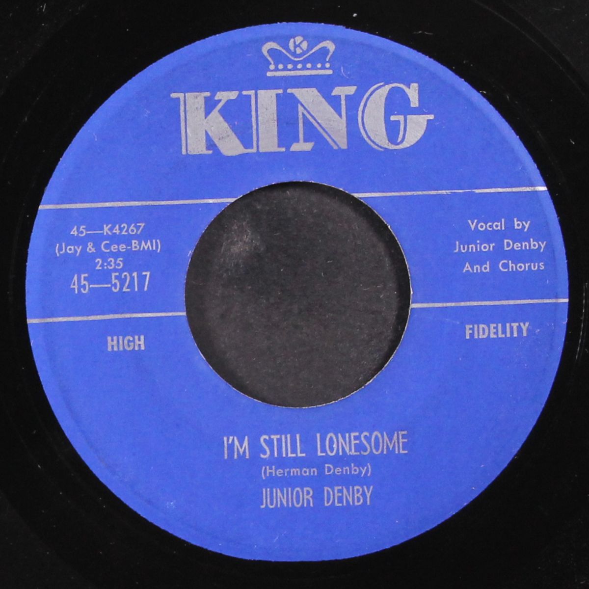with this ring / i'm still lonesome by JUNIOR DENBY