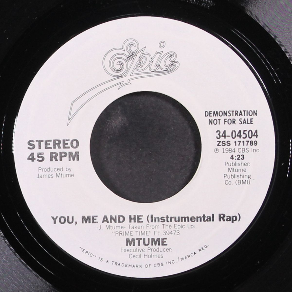 you, me & he (vocal) / same (instrumental rap) by MTUME