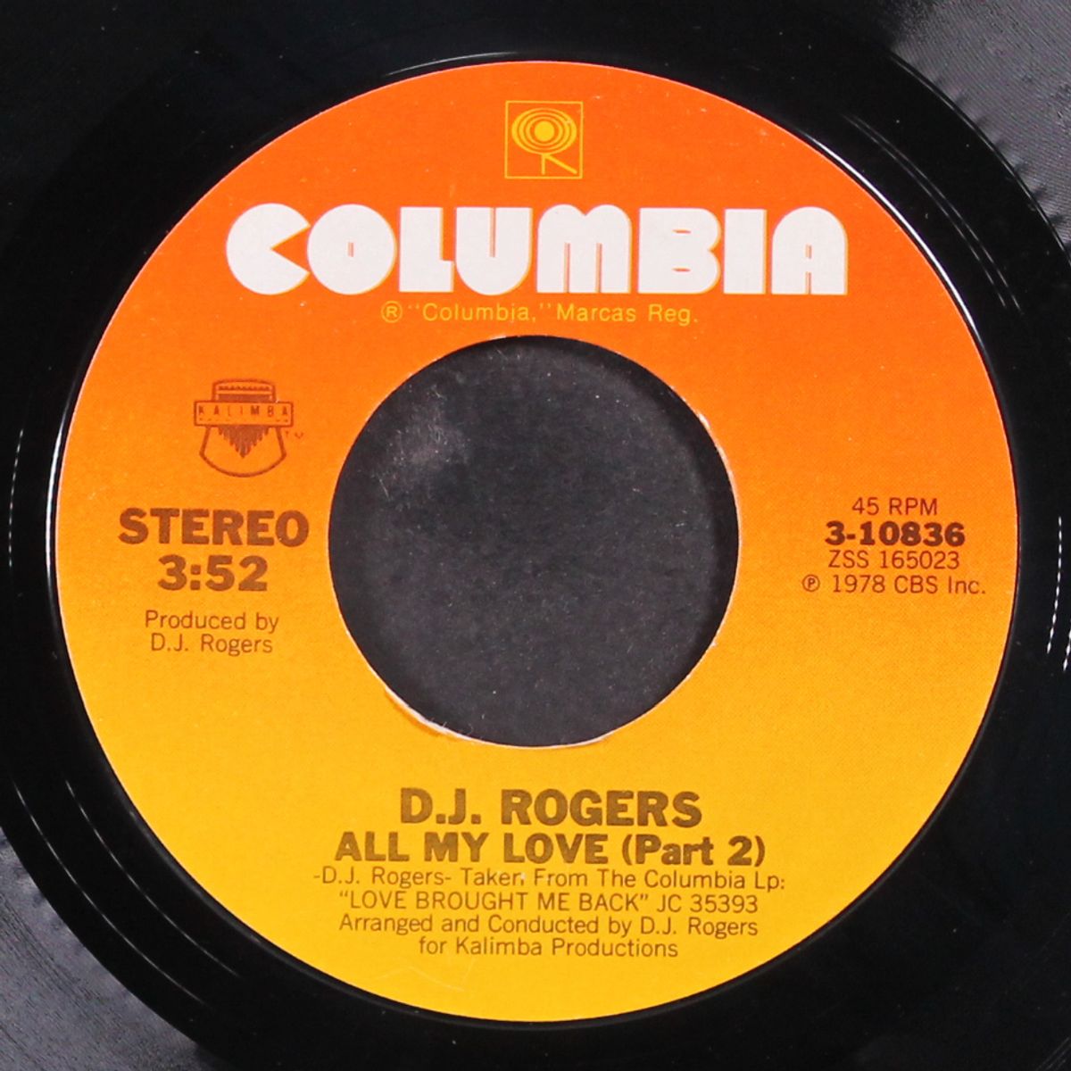 all my love / part 2 by D.J. ROGERS