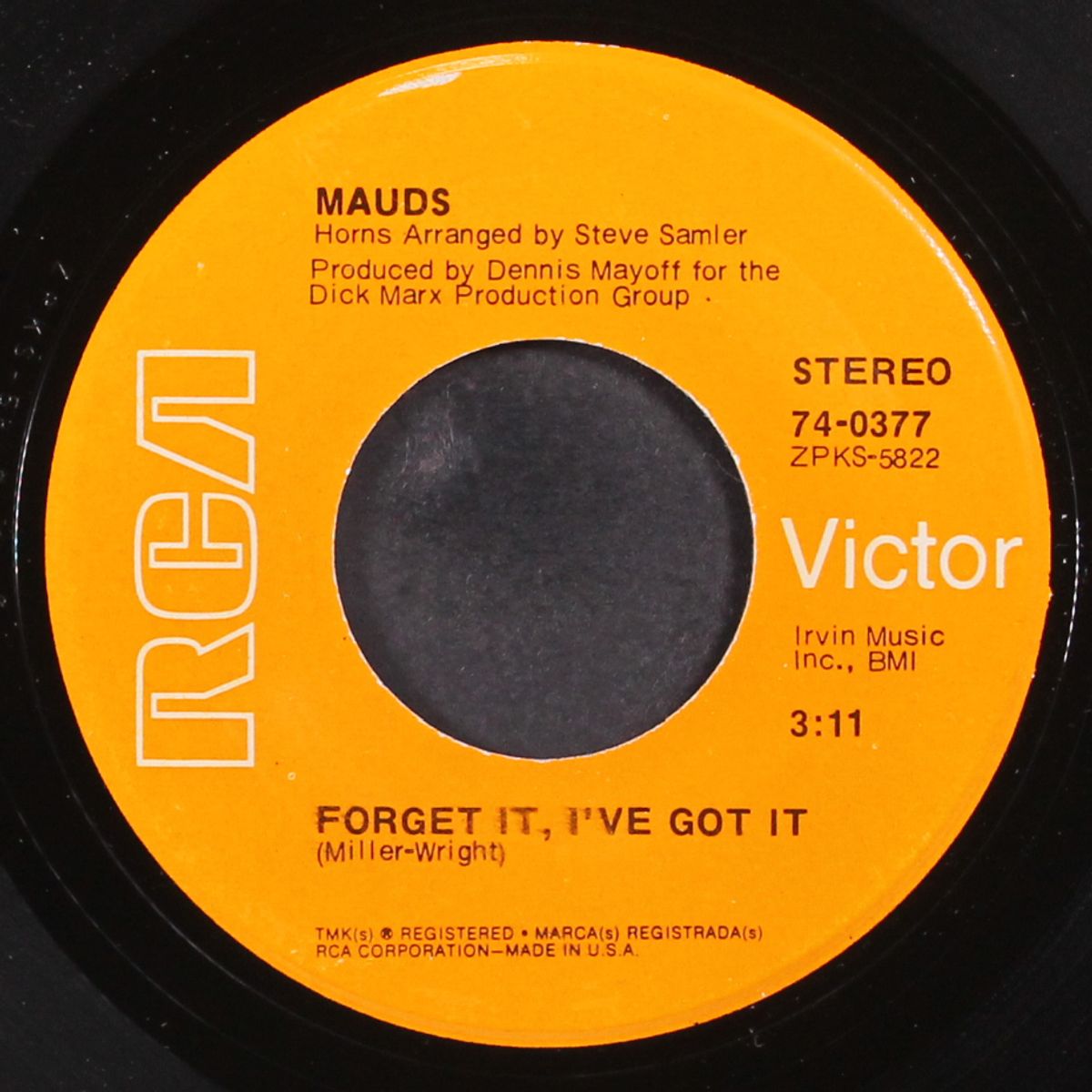 man without a dream / forget it i've got it by MAUDS