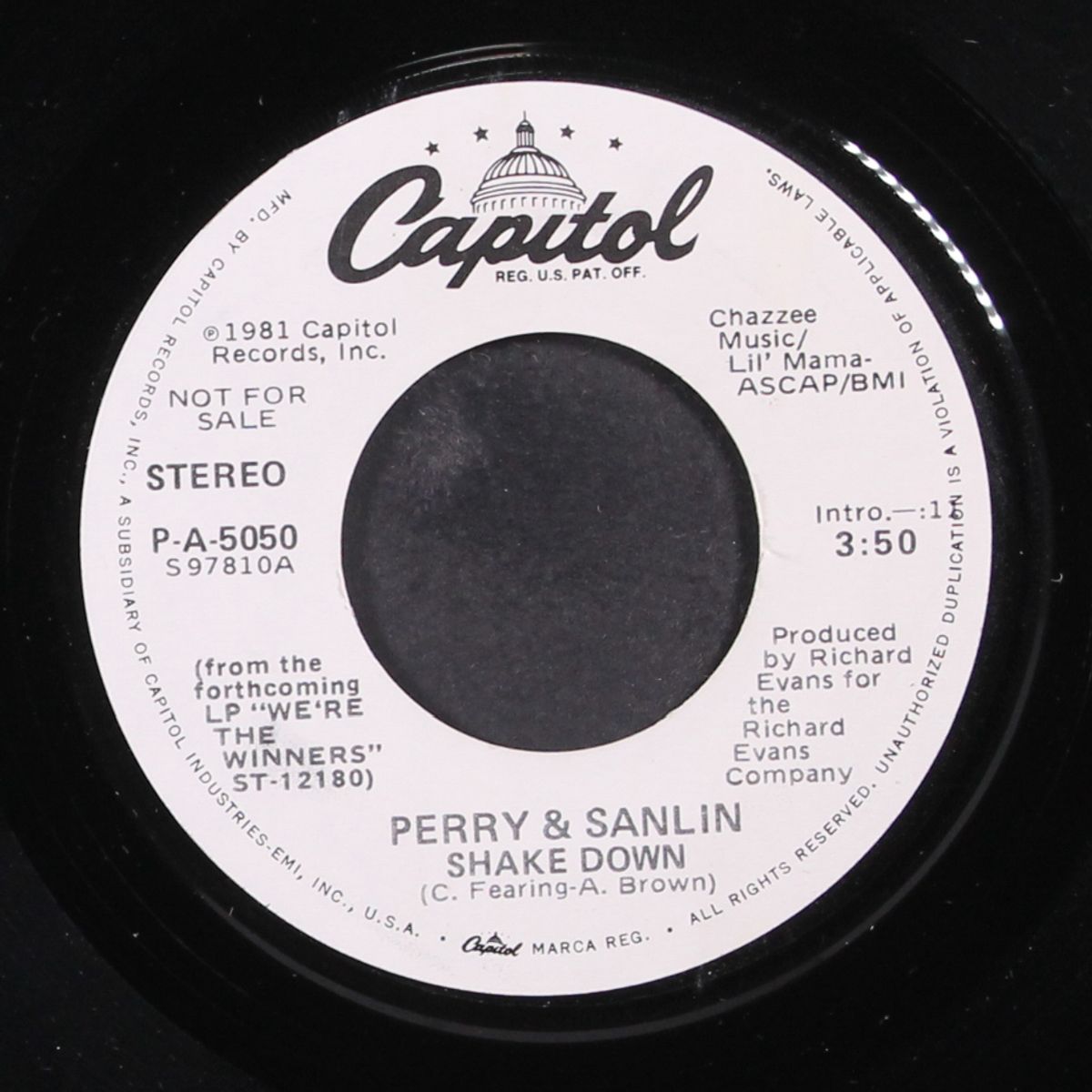 shake down / same by PERRY & SANLIN