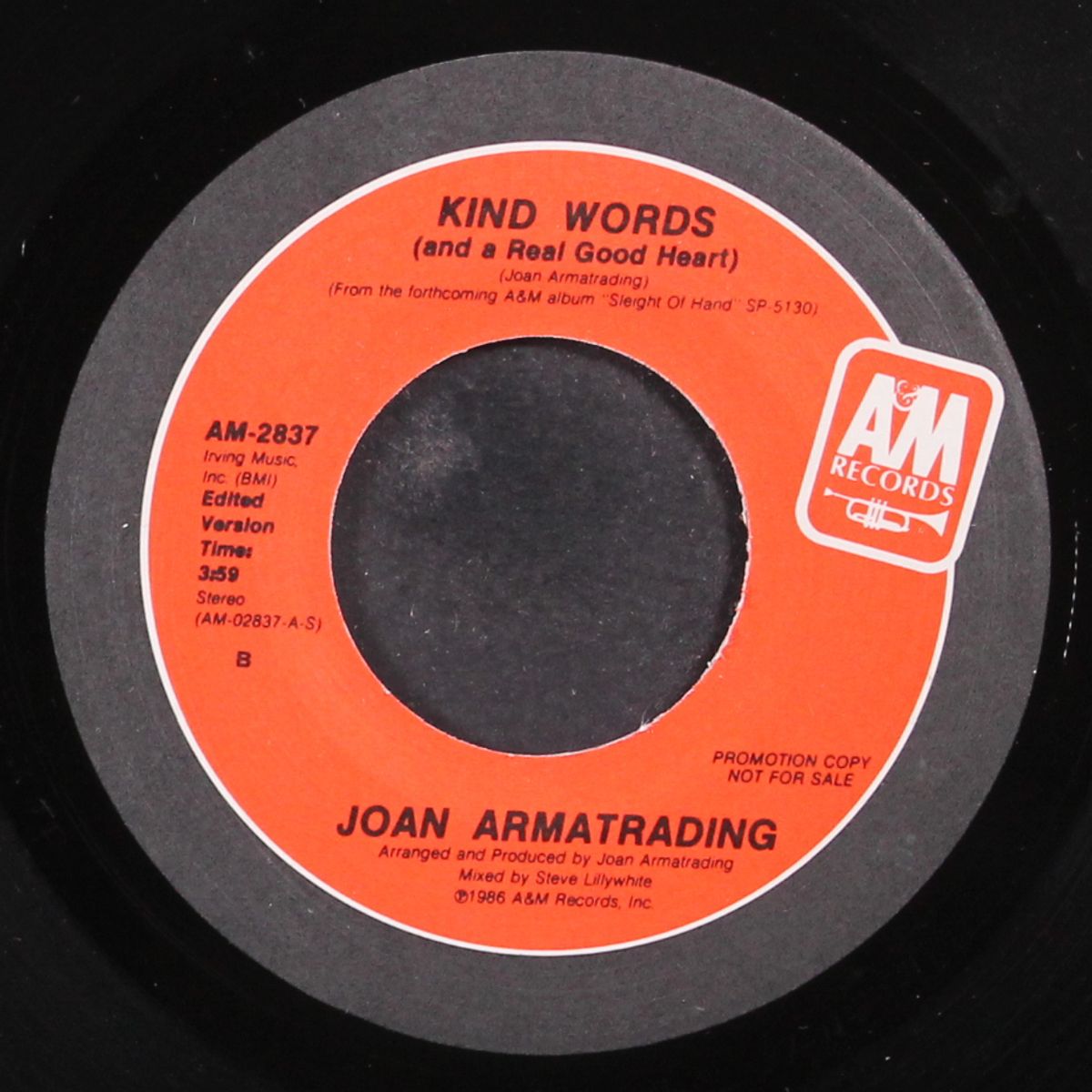kind words (and a real good heart) / edited version by JOAN ARMATRADING