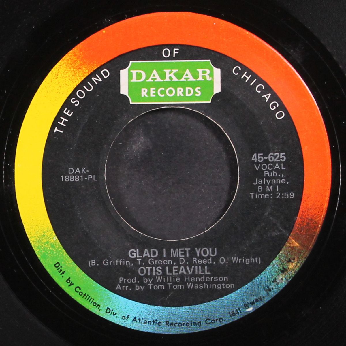 there's nothing better / glad i met you by OTIS LEAVILL