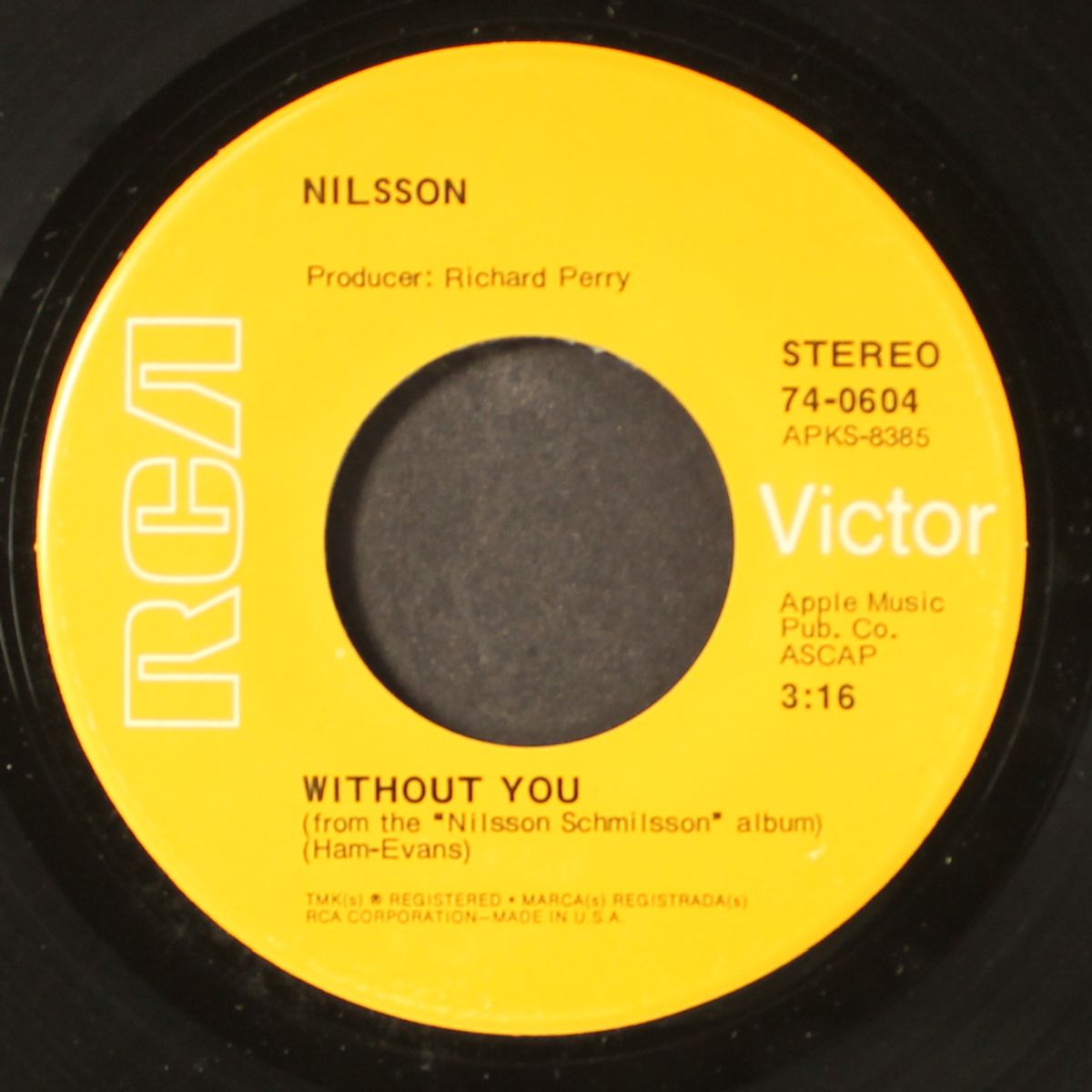 without you / gotta get up by NILSSON