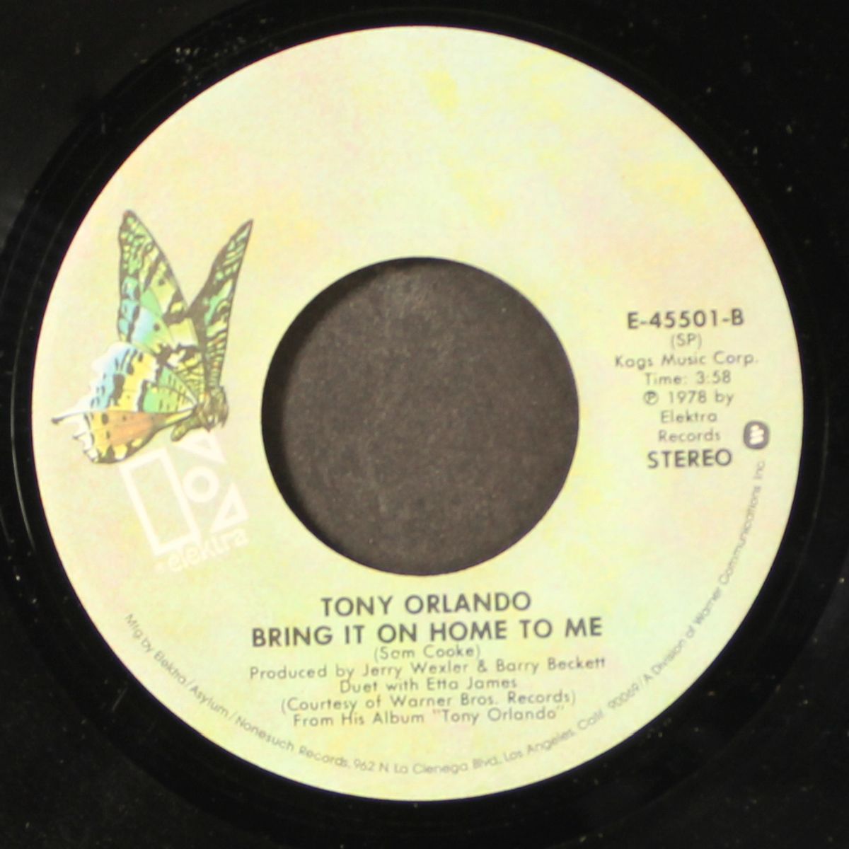 don't let go / bring it on home to me by TONY ORLANDO