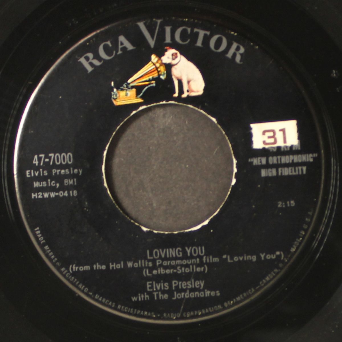 teddy bear / loving you by ELVIS PRESLEY