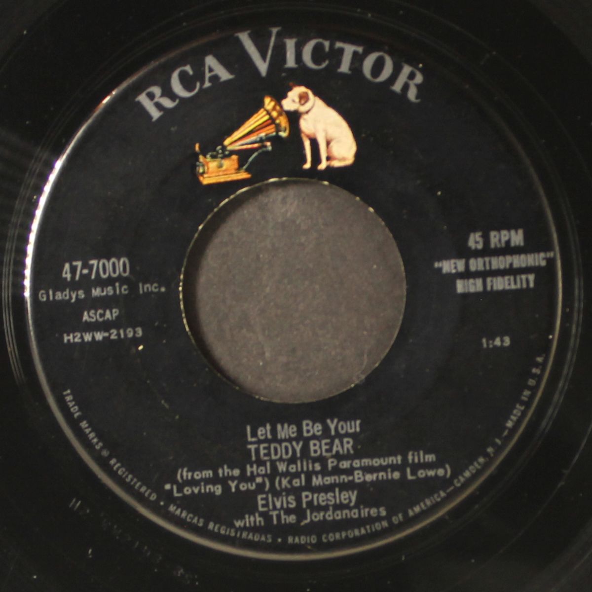 teddy bear / loving you by ELVIS PRESLEY