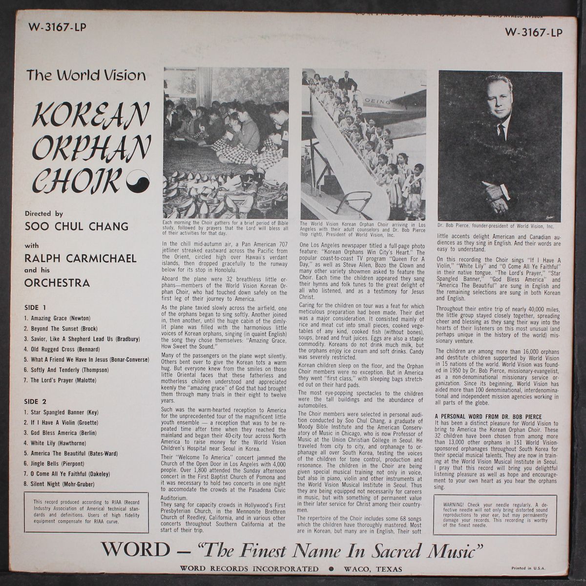 the world vision by KOREAN ORPHAN CHOIR
