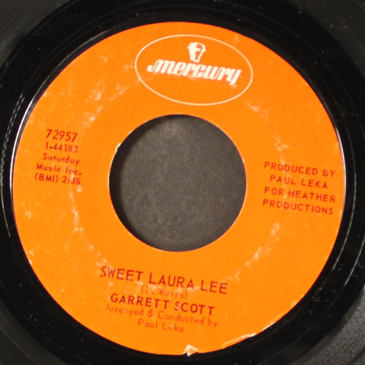 sweet laura lee / now that i love you by GARRETT SCOTT