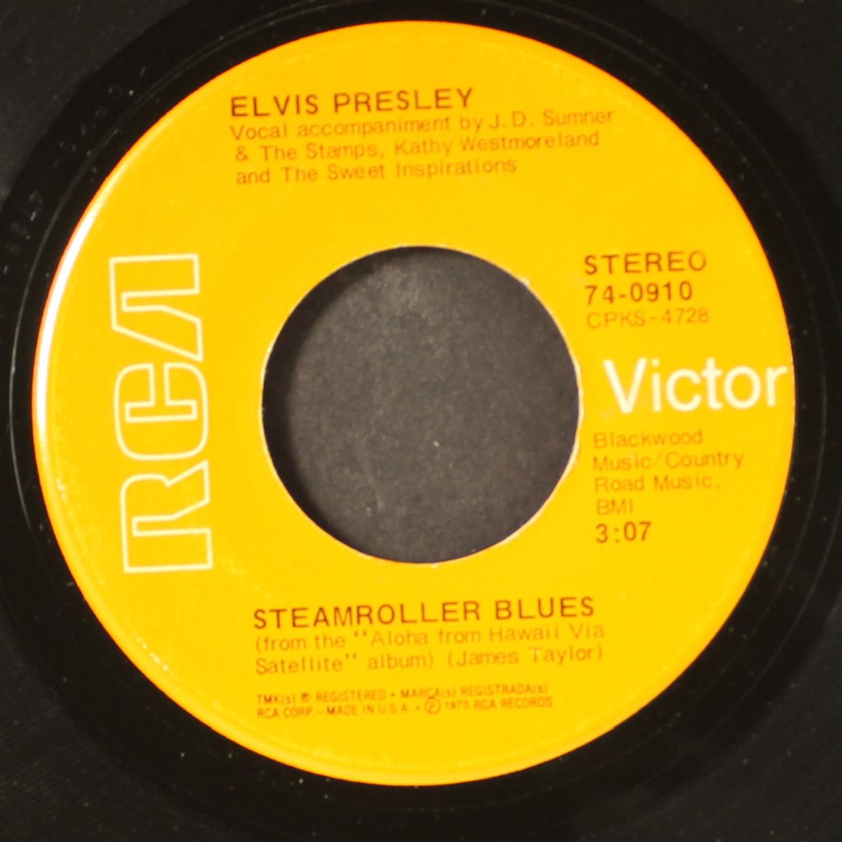fool / steamroller blues by ELVIS PRESLEY