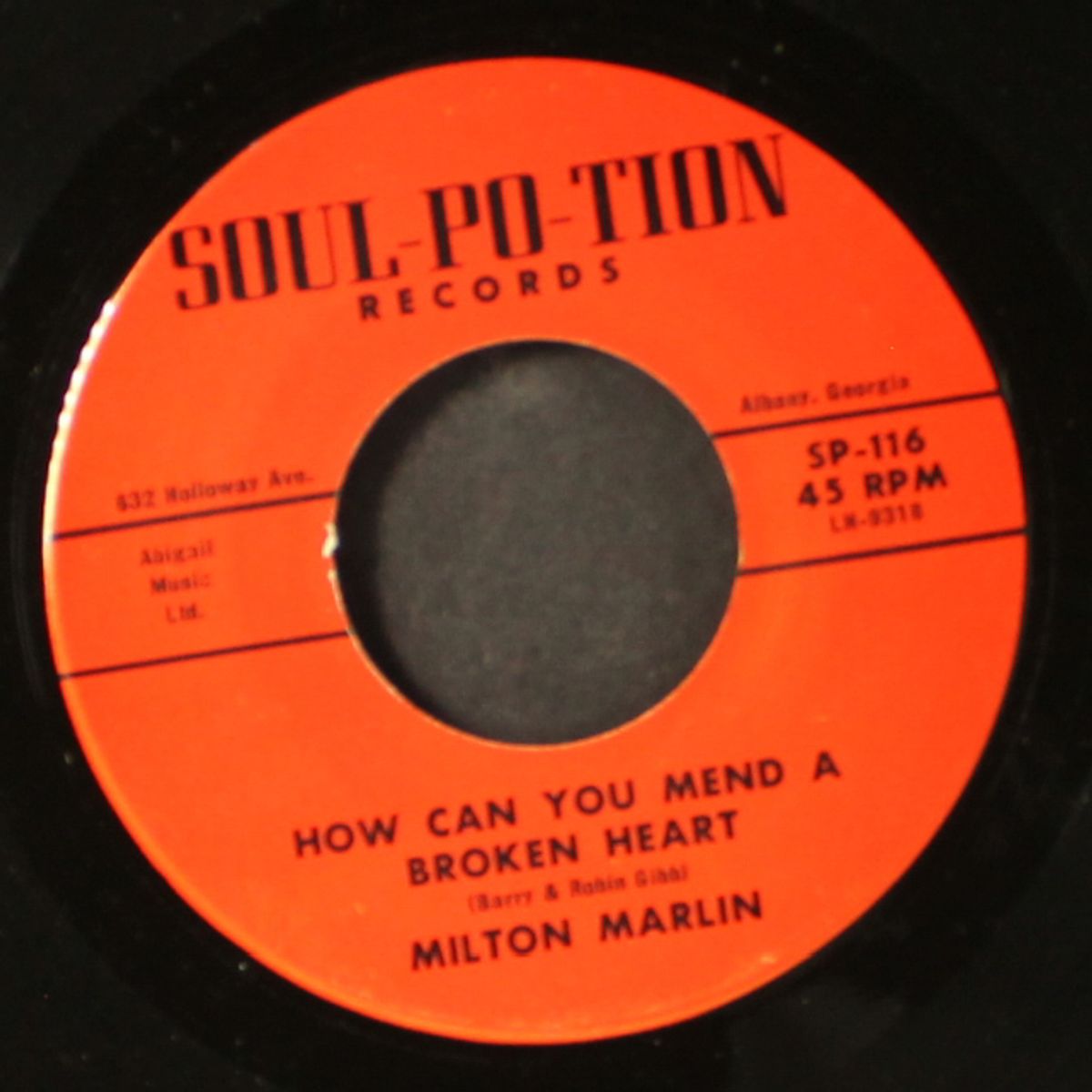 how can you mend a broken heart / here i yam by MILTON MARLIN