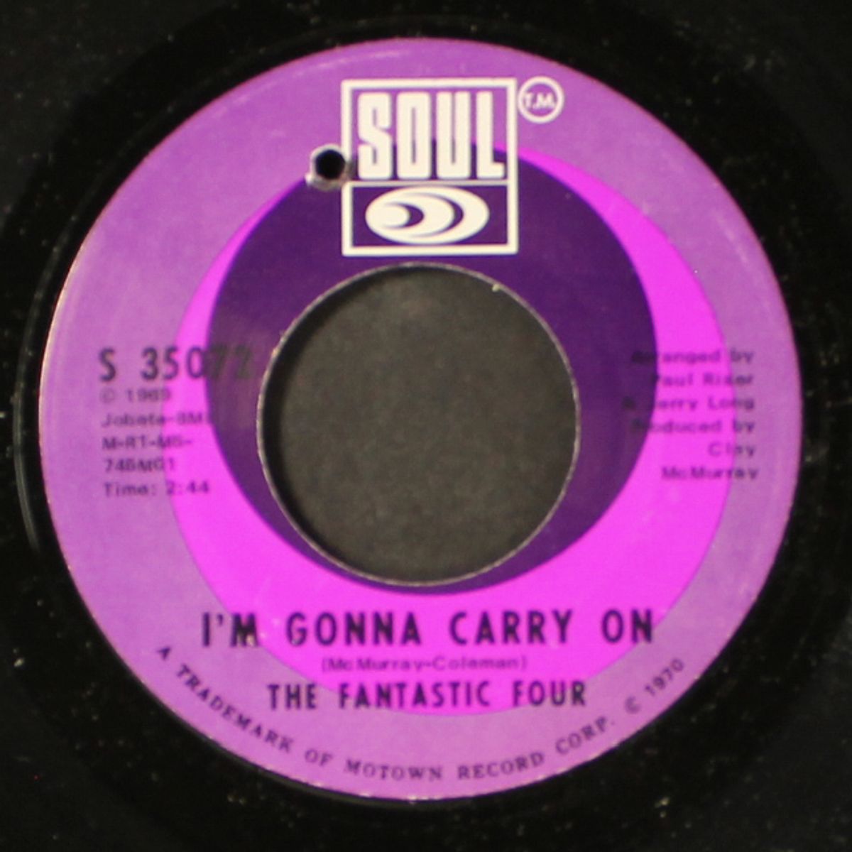 on the brighter side of a blue world / i'm gonna carry on by FANTASTIC FOUR
