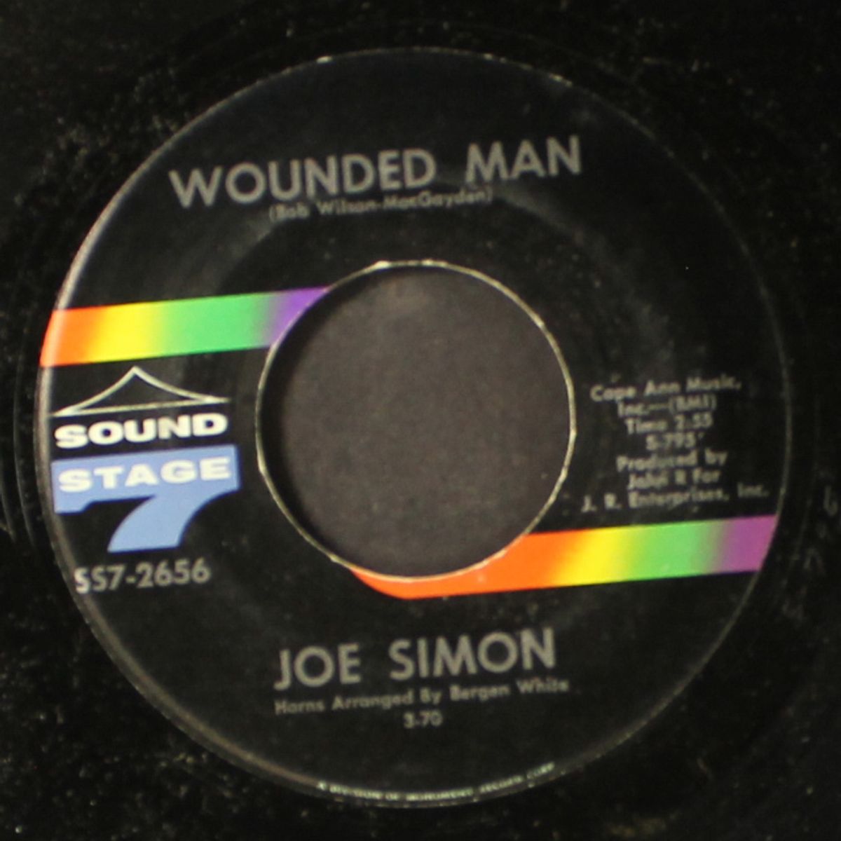 farther on down the road / wounded man by JOE SIMON