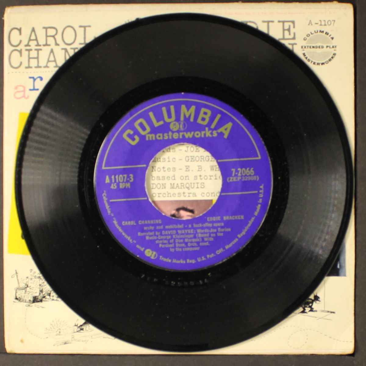 archy & mehitabel by CAROL CHANNING & EDDIE BRACKEN