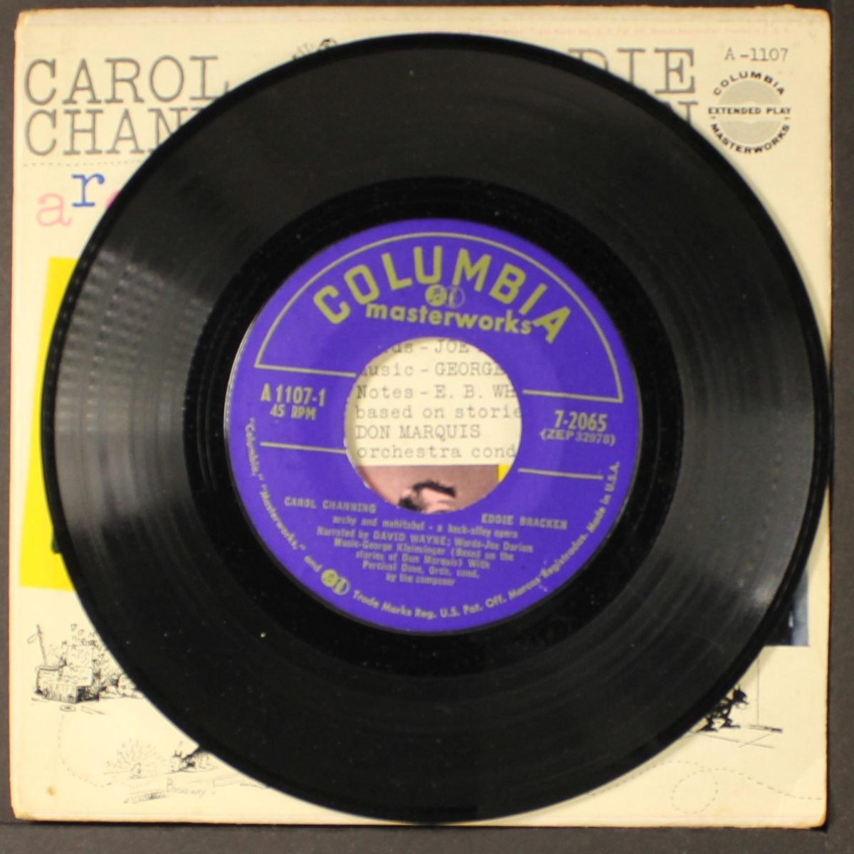 archy & mehitabel by CAROL CHANNING & EDDIE BRACKEN
