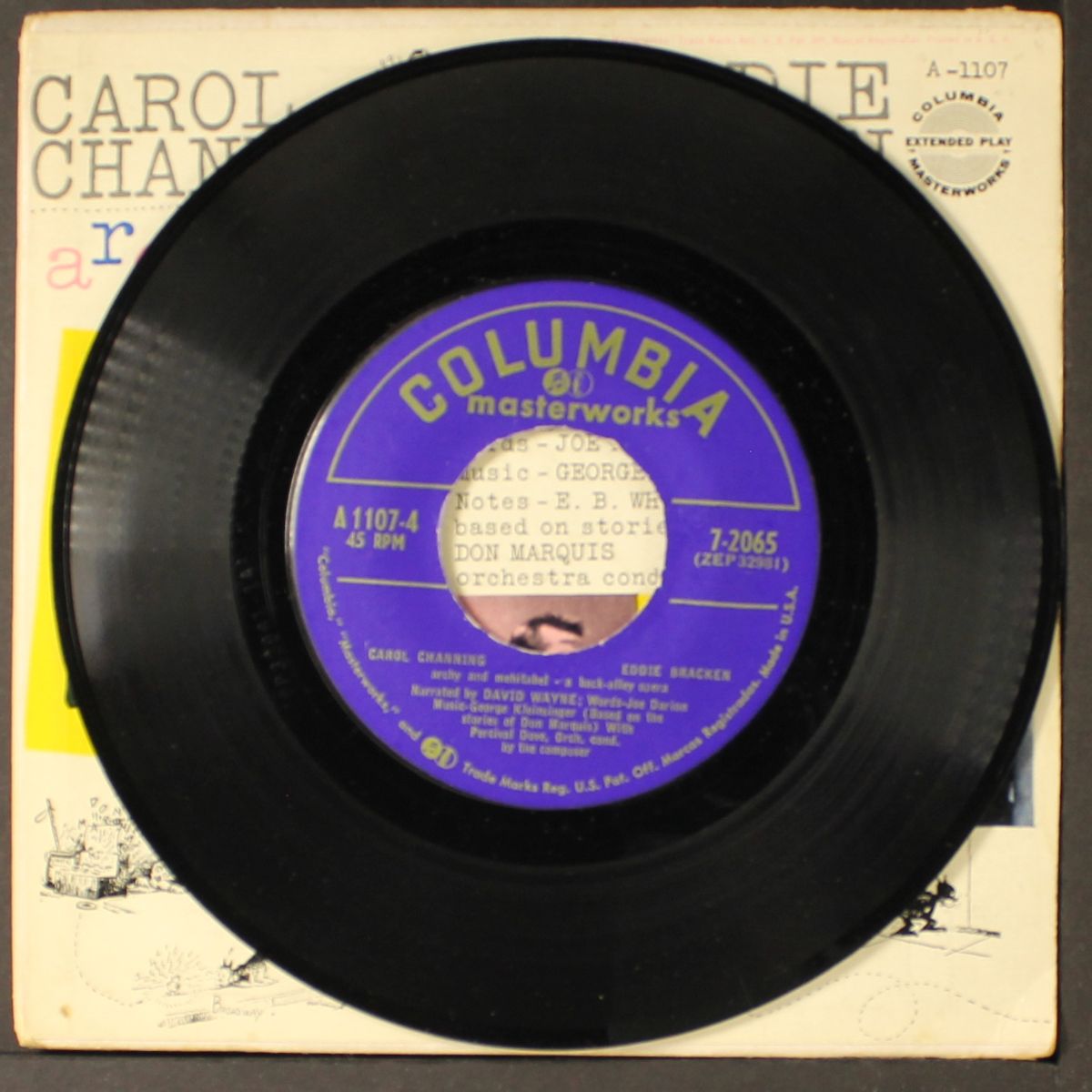 archy & mehitabel by CAROL CHANNING & EDDIE BRACKEN