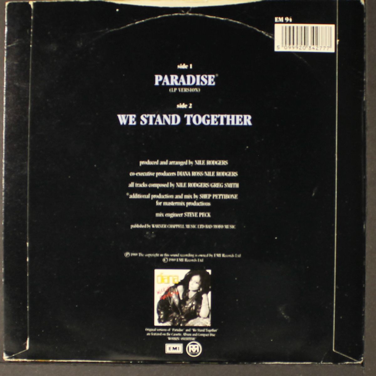 paradise / we stand together by DIANA ROSS