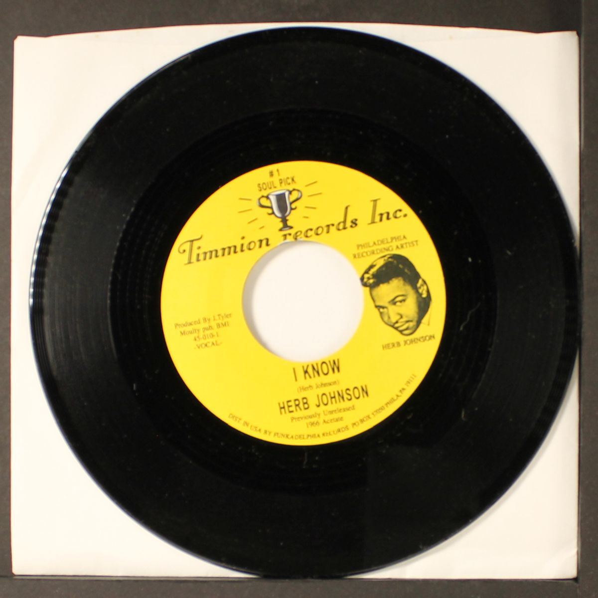 i know / make you wanna holler by HERB JOHNSON