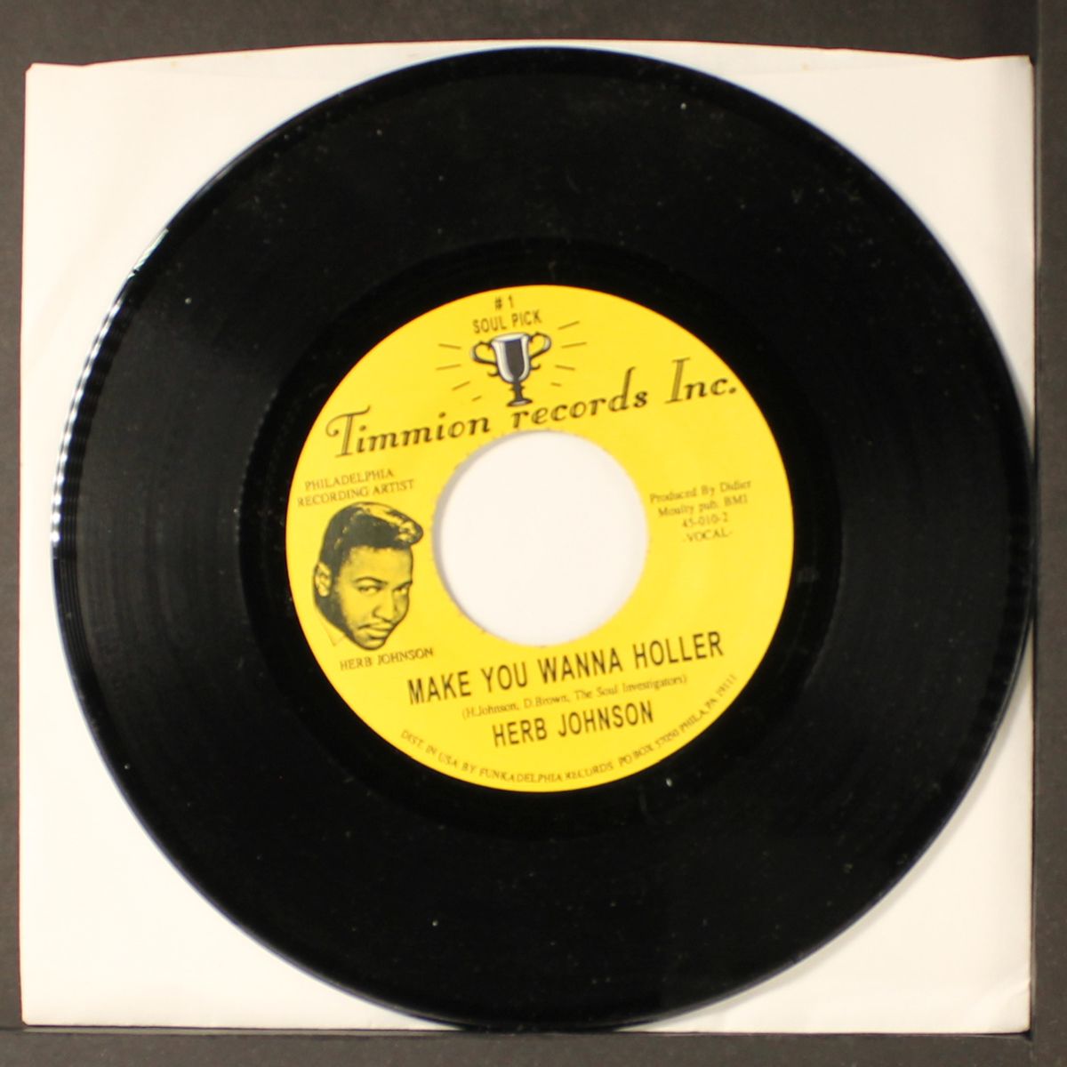 i know / make you wanna holler by HERB JOHNSON