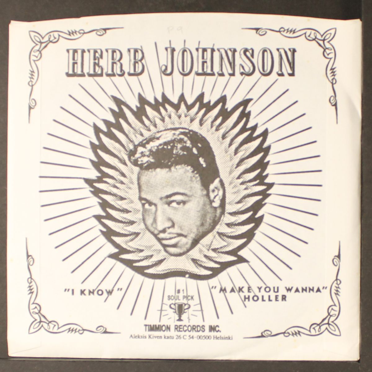 i know / make you wanna holler by HERB JOHNSON