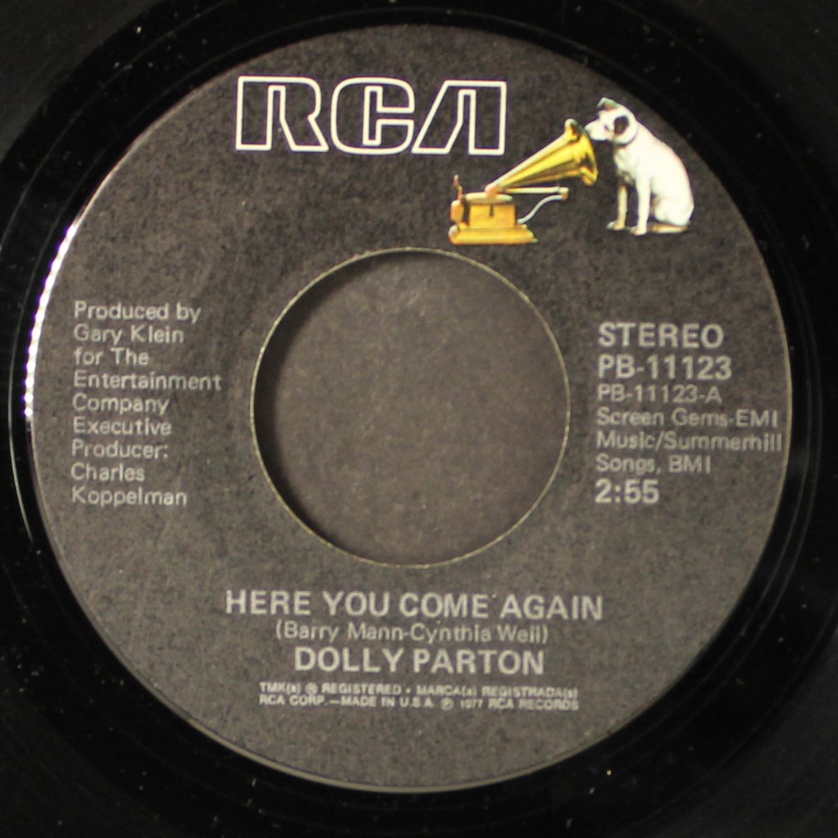 here you come again / me and little andy by DOLLY PARTON