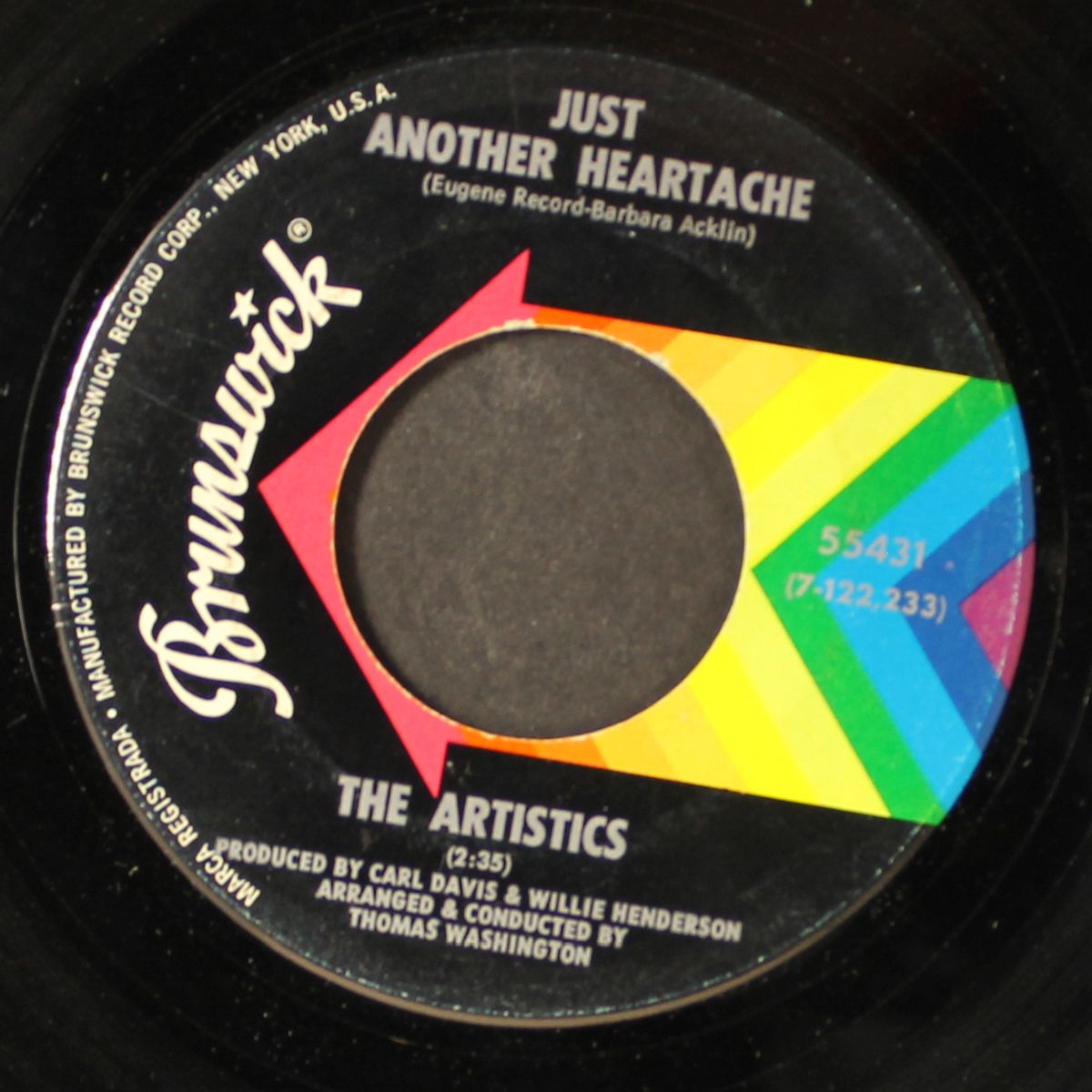 just another heartache / ain't it strange by ARTISTICS