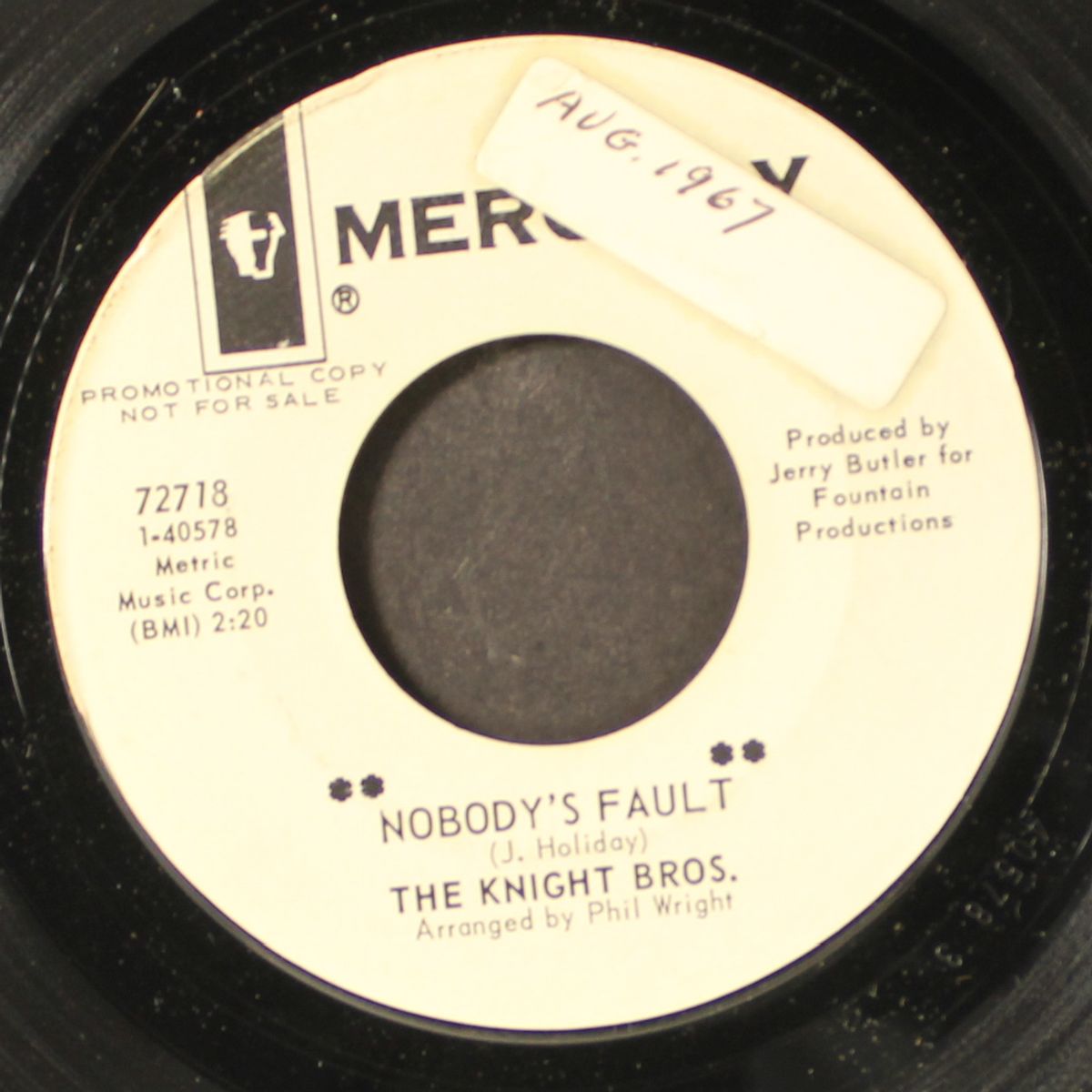 nobody's fault by KNIGHT BROTHERS