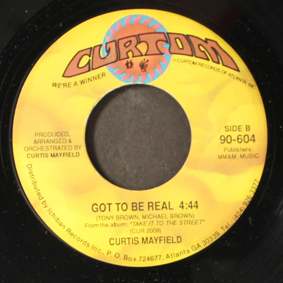 do be down / got to be real by CURTIS MAYFIELD