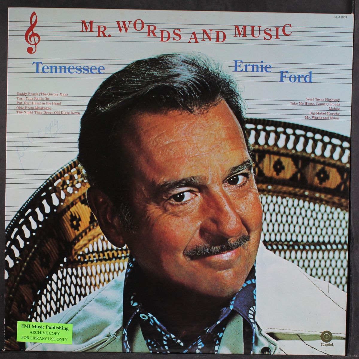 mr. words & music by TENNESSEE ERNIE FORD