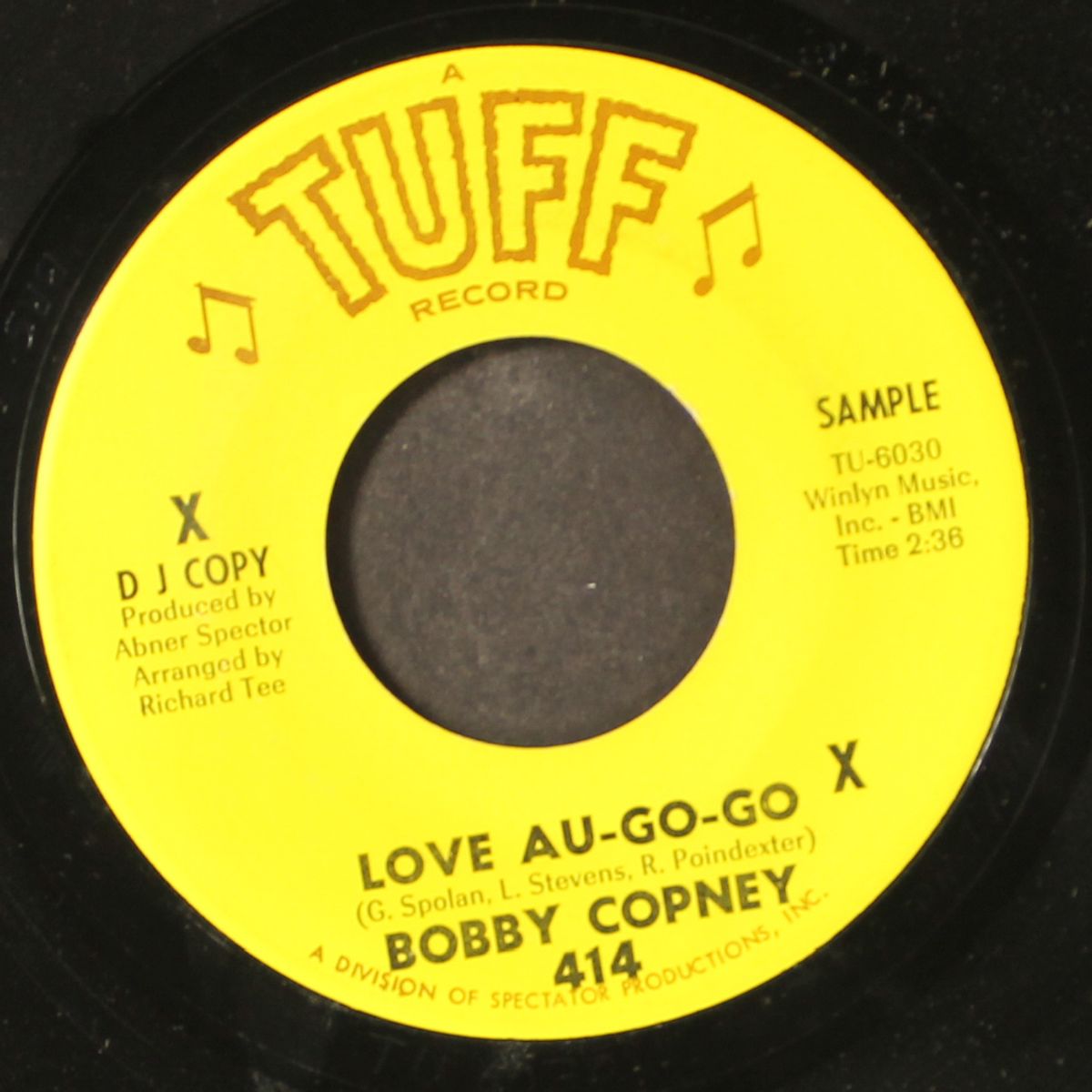 love au-go-go / ain't no good by BOBBY COPNEY