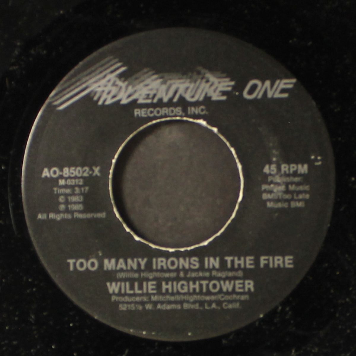 tell me what you want / too many irons in the fire by WILLIE HIGHTOWER