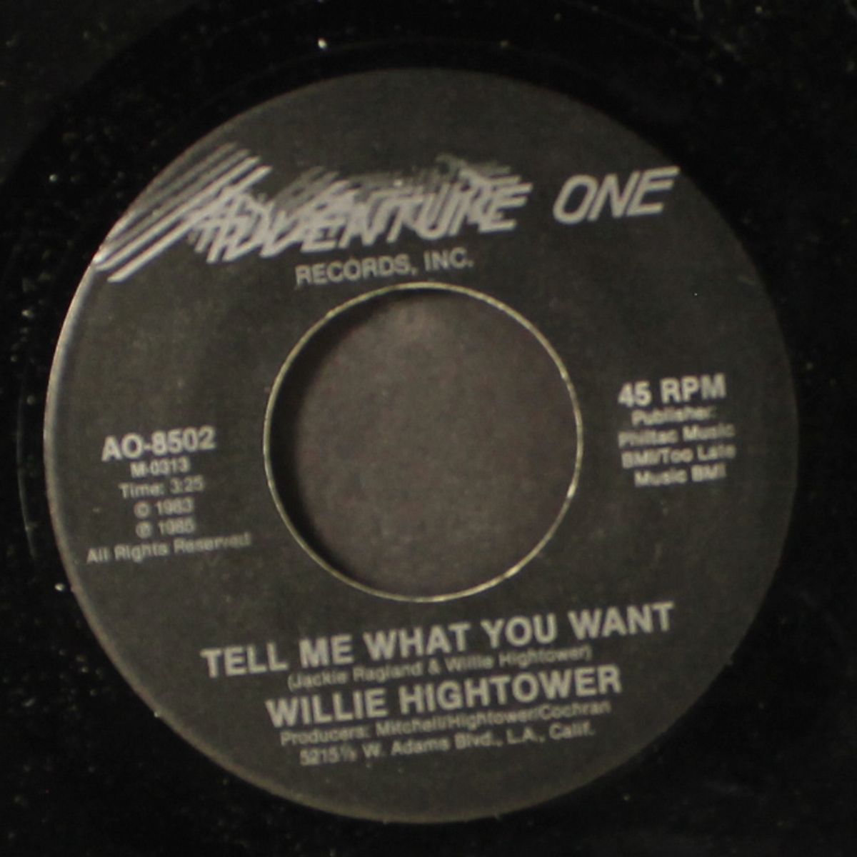 tell me what you want / too many irons in the fire by WILLIE HIGHTOWER