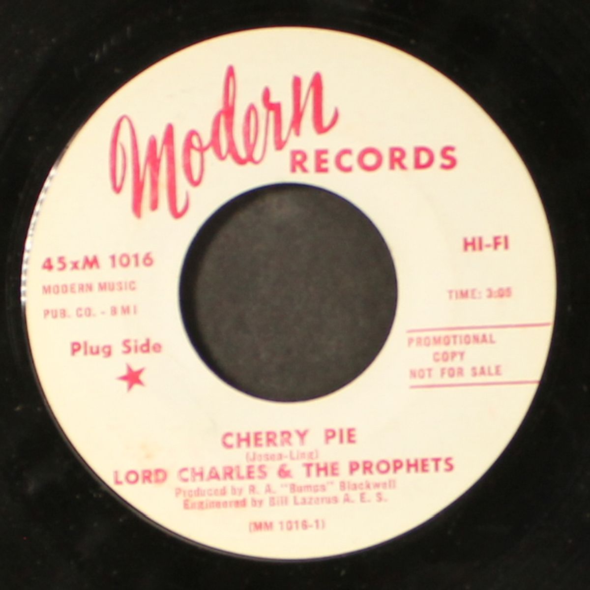 no more doggin / cherry pie by LORD CHARLES & PROPHETS