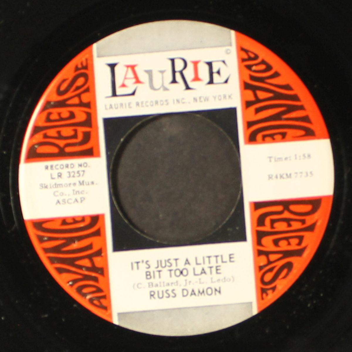 it's just a little bit too late / someone else by RUSS DAMON
