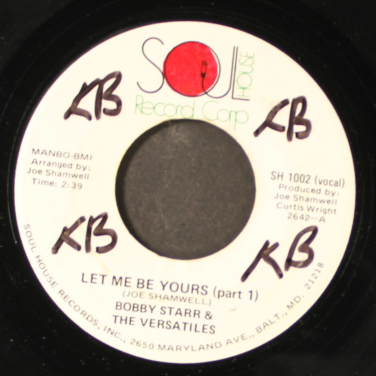 let me be yours / part 2 by BOBBY STARR & VERSATILES