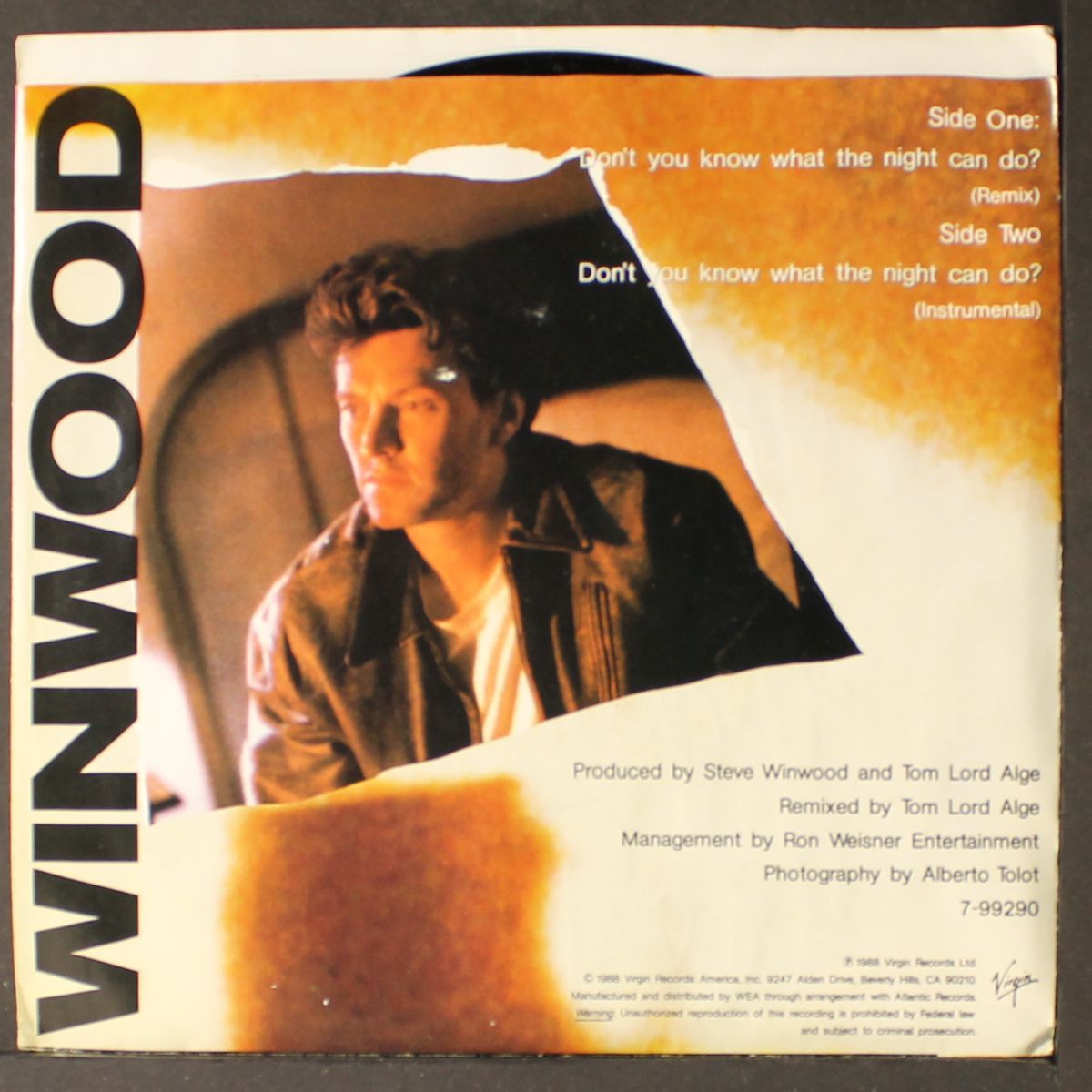 don't you know what the night can do? / instro by STEVE WINWOOD