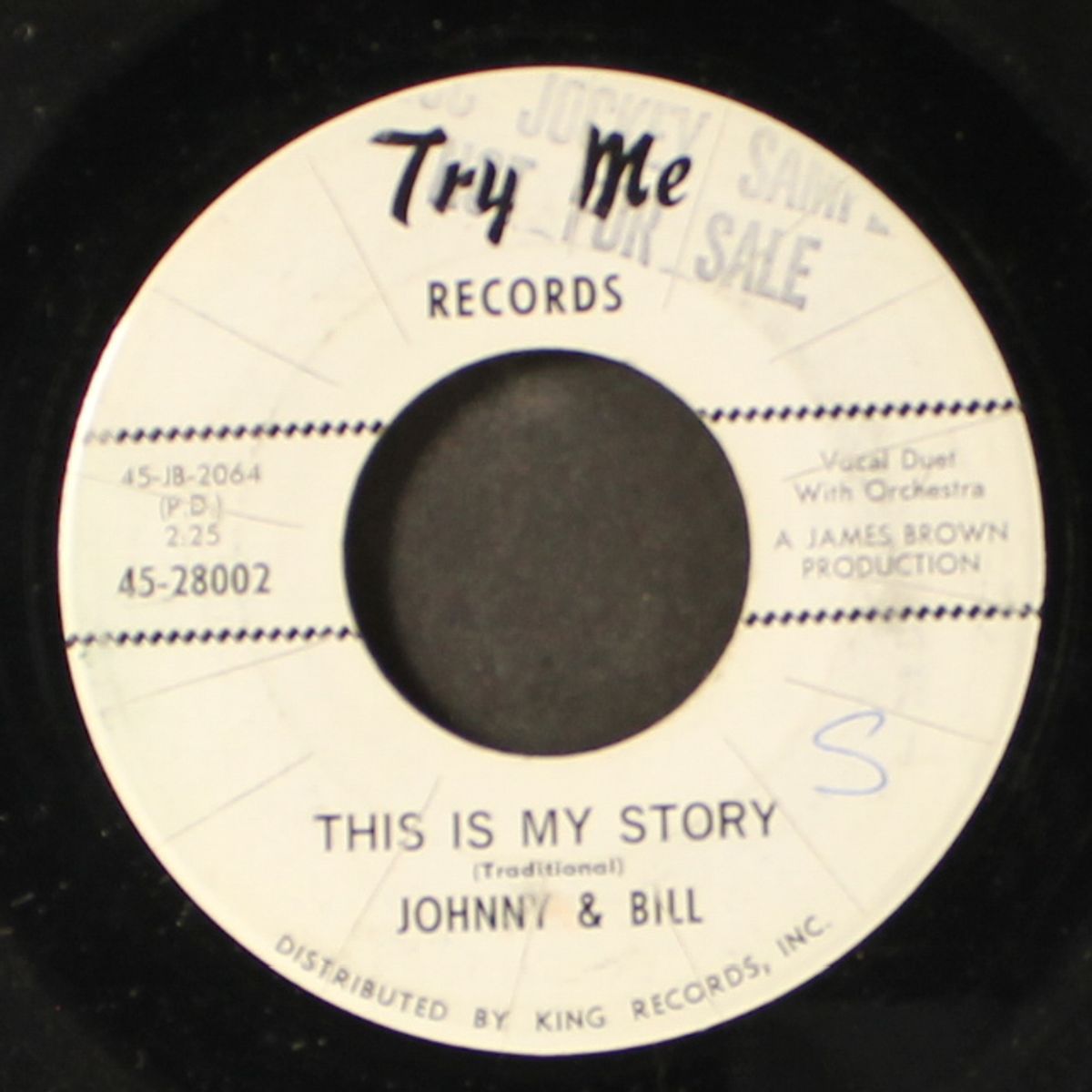 no, no, no / this is my story by JOHNNY & BILL