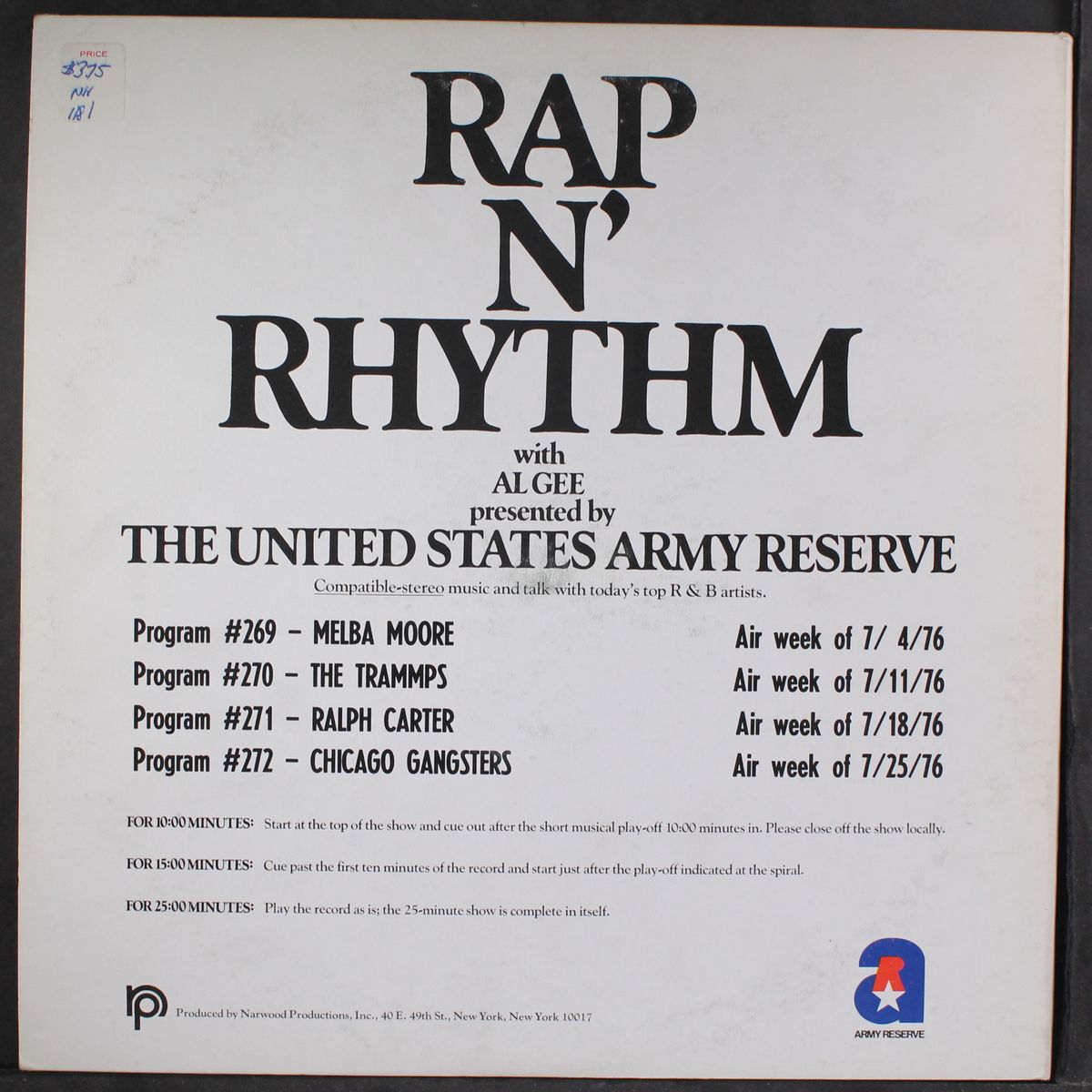 rap n' rhythm with al gee by VARIOUS