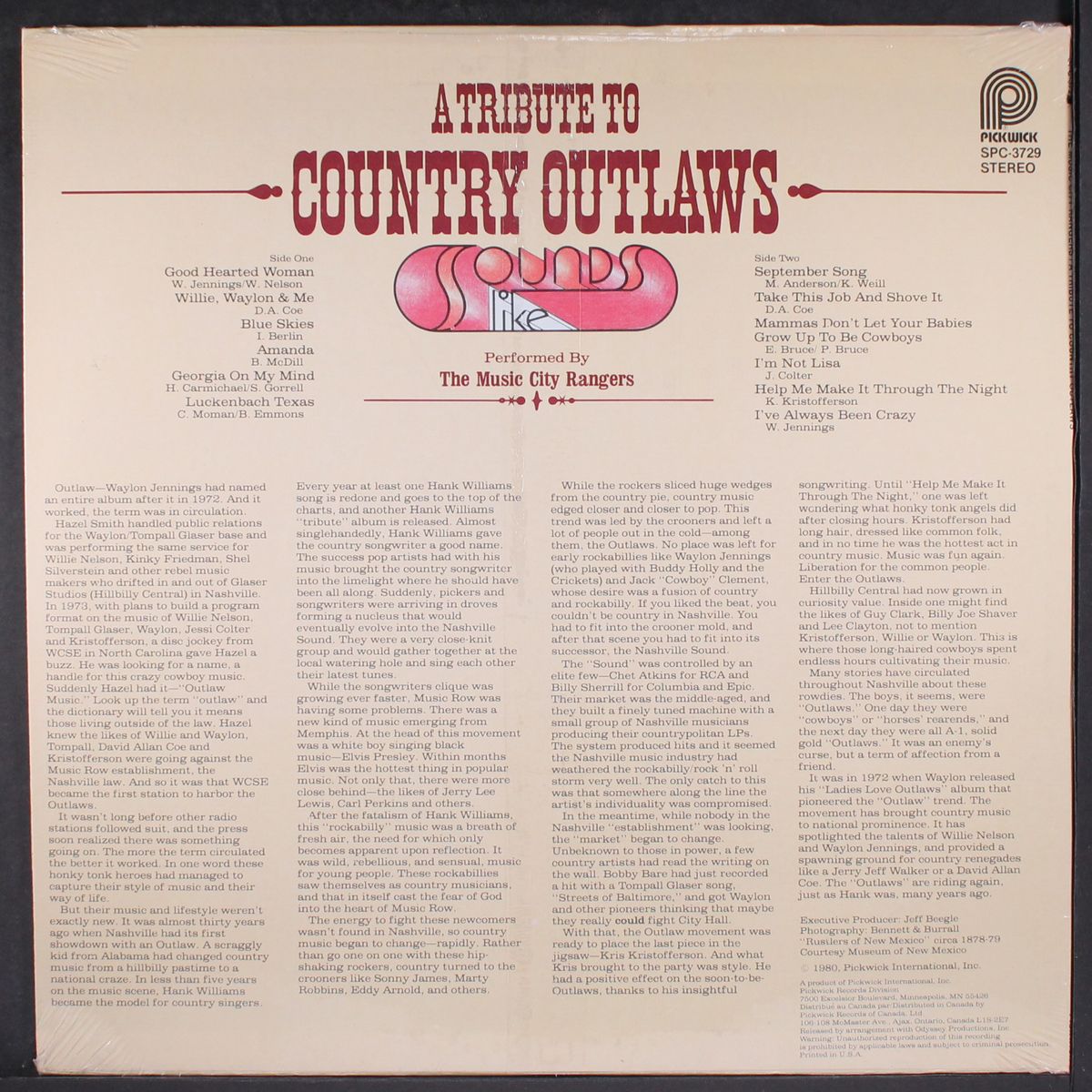 tribute to country outlaws by MUSIC CITY RANGERS