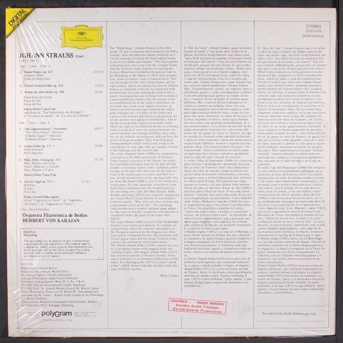 strauss: emperor waltz by HERBERT VON KARAJAN