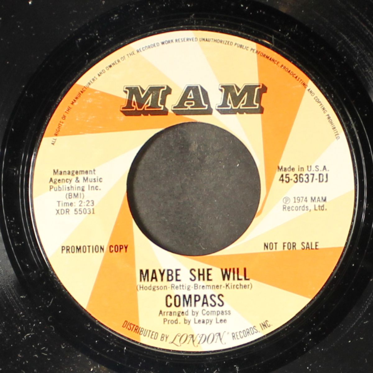 no more whiskey / maybe she will by COMPASS