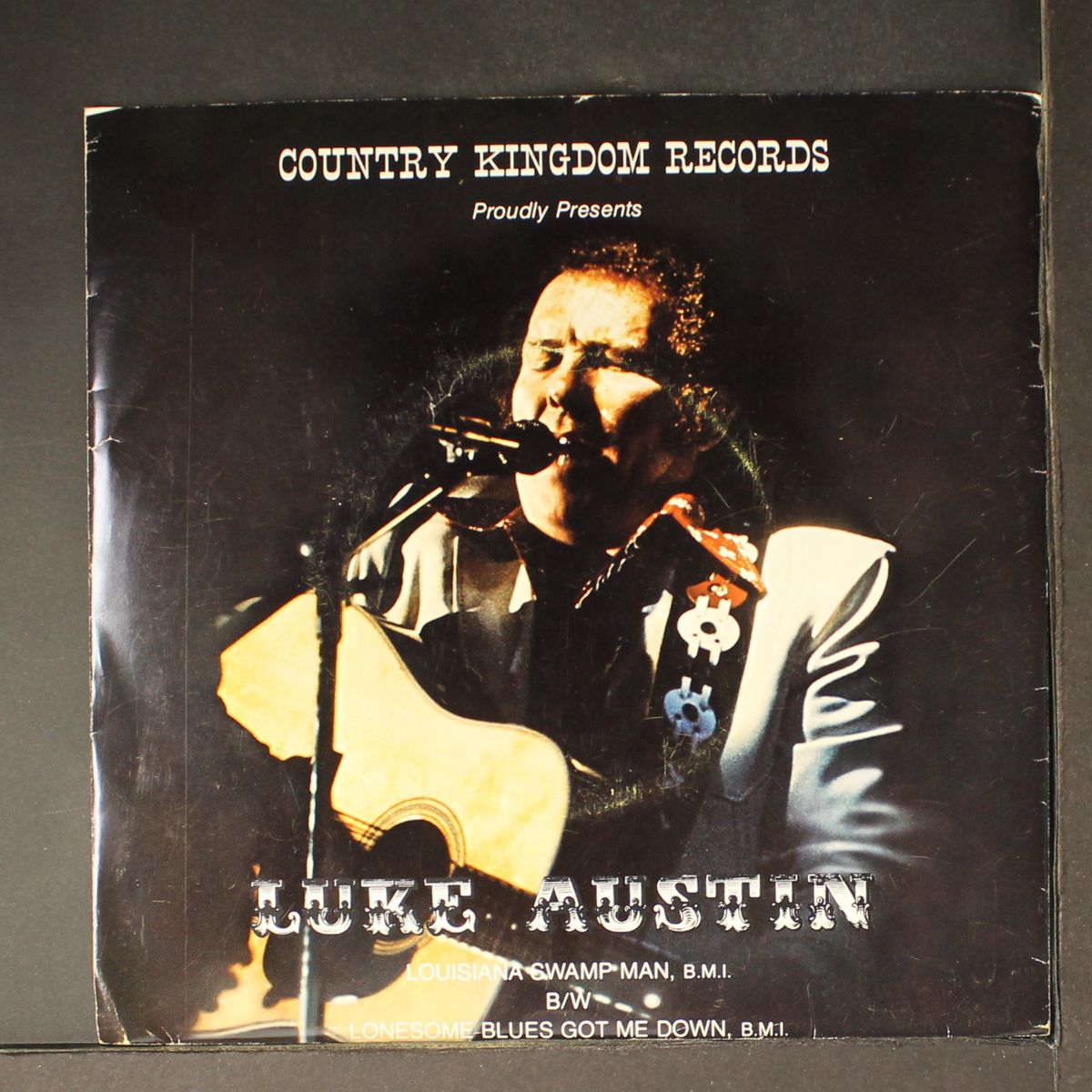 louisiana swamp man / lonesome blues got me down by LUKE AUSTIN