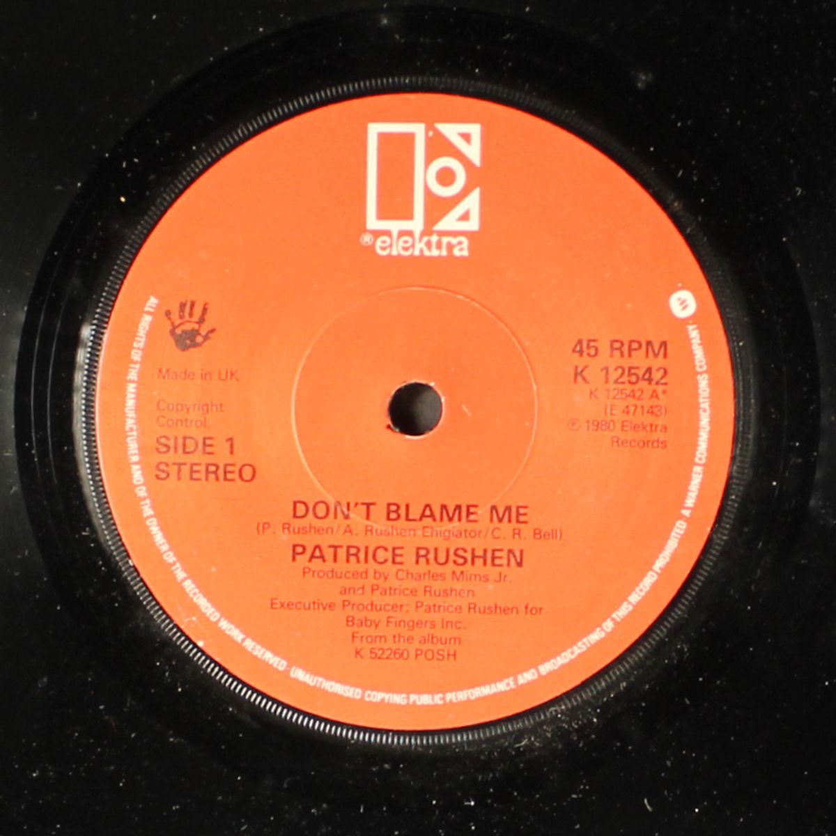 don't blame me / time will tell by PATRICE RUSHEN