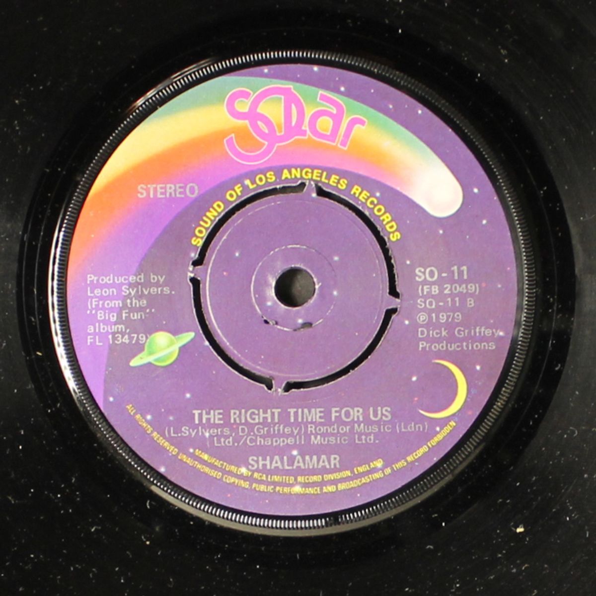 i owe you one / the right time for us by SHALAMAR