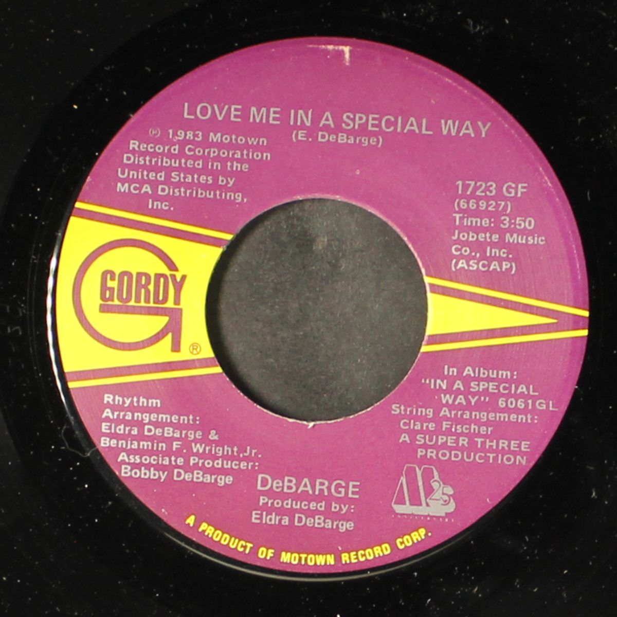 love me in a special way / dance the night away by DEBARGE