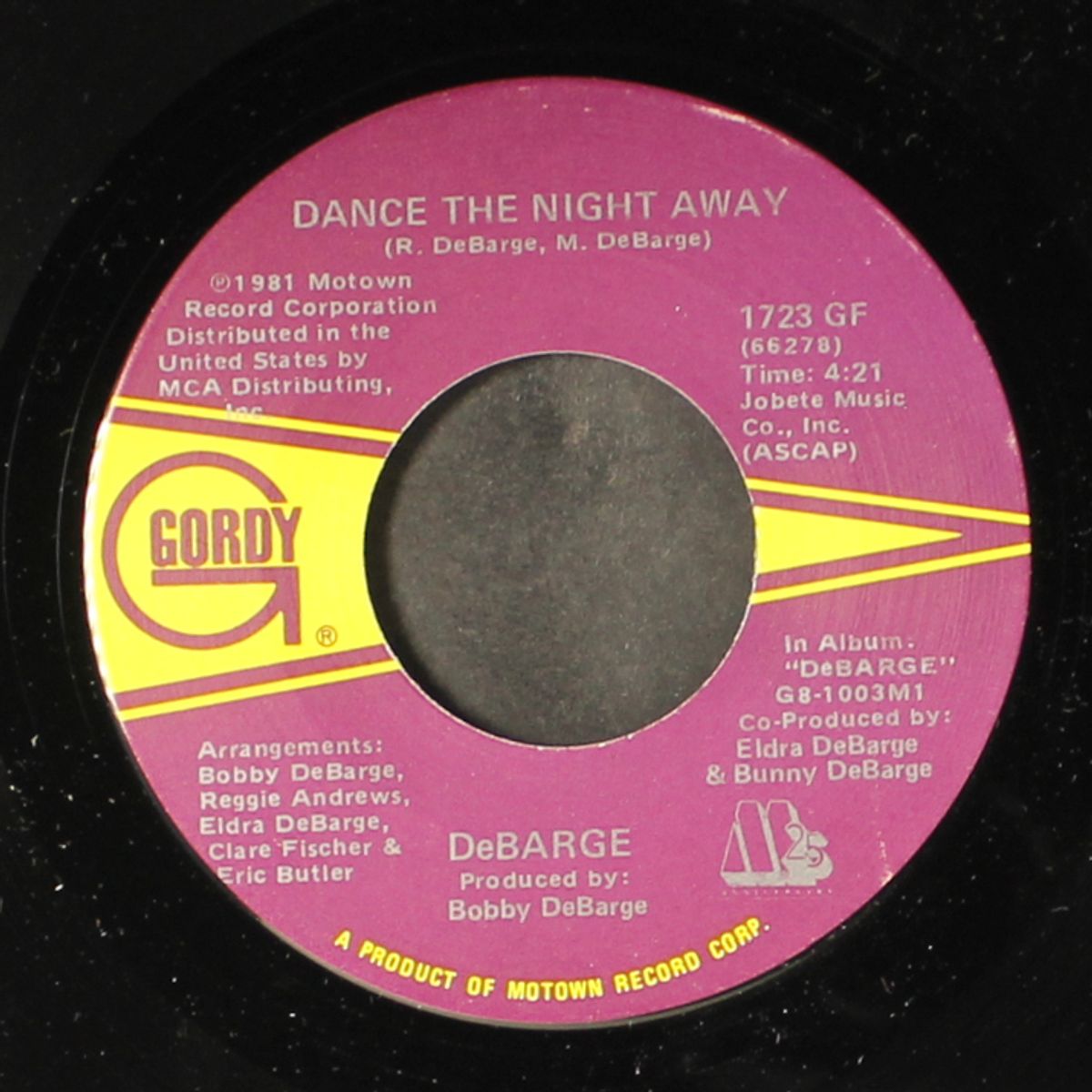 love me in a special way / dance the night away by DEBARGE