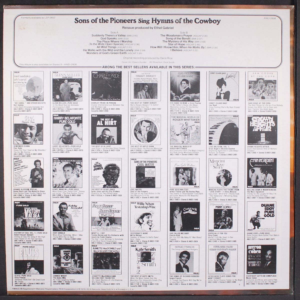 sing hymns of the cowboy by SONS OF THE PIONEERS